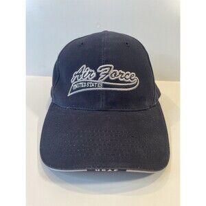 United States Air Force Hat Blue TLJ Headwear Adjustable Hook and Loop Strap